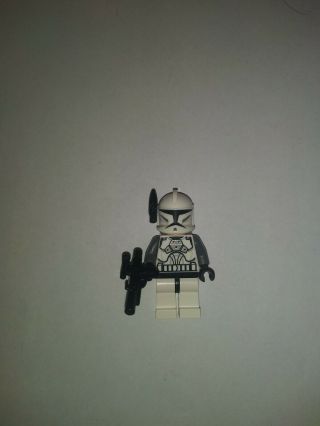 Lego Star Wars Minifigure Clone Gunner Trooper Blaster 8014 8039 Figure