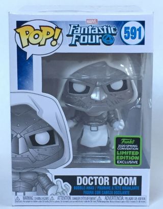 Marvel Comics Doctor Doom Fantastic Four 2020 Exclusive Funko Pop Vinyl 591