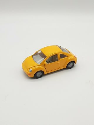 Siku Series 1096 Volkswagen Vw Beetle Bug Bumblebee Yellow Scale Car