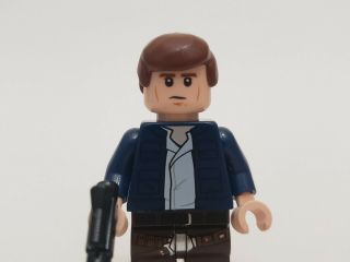 LEGO Star Wars HAN SOLO Minifigure (from set 75243) SMOOTH HAIR 3