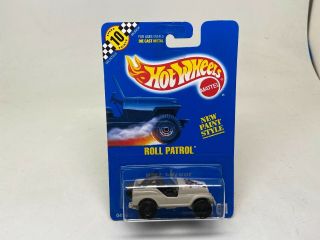 Hot Wheels - - Roll Patrol - - 161 (1990) - On Card - Look - Speed Points