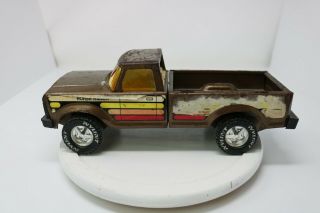 Vintage METAL Nylint Horse Ranch Pickup Truck And Trailer - READ 3