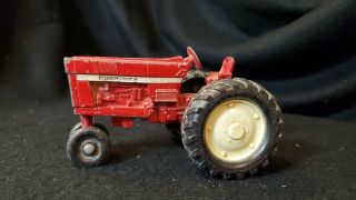 Vintage Small Toy International Harvester Metal Tractor - Red