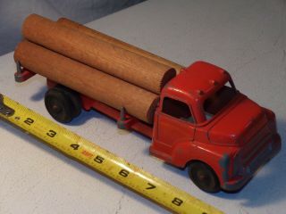 Vintage Antique Structo Toy Log Lumber Truck