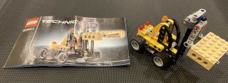 Lego Technic Mini - Forklift/hot - Rod 8290 (complete Set With Instuctions)