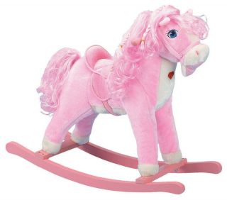 Pinkie The Light Up Heart Horse Rocker,  Rocking Horse 24 Months And Up