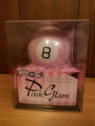 Pink Glam Magic 8 Ball W/ Sassy Answers Mattel Novelty Toy " Unique And Rare "