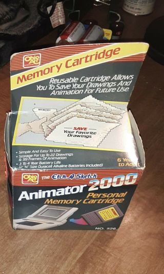Vintage Etch A Sketch Memory Cartridge For The Animator 2000