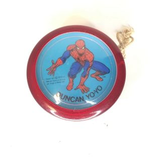 Vintage Duncan Yo - Yo - Marvel The Spider - Man 1978 - Red