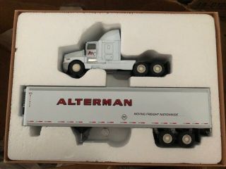Pem 1/64 Alterman Truck Lines Peterbilt T/a Sleeper W/ 53 