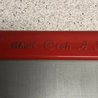 Vintage Early 1960 ' s 505 Red Magic ETCH A SKETCH Ohio Art Toy 2