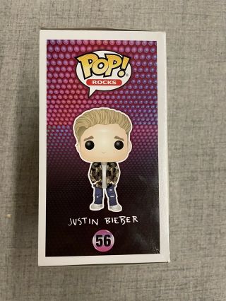Justin Bieber Funko POP Rocks Justin Beiber Vinyl Figure 56 BoxWear 3