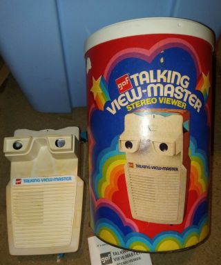 Vintage Talking View - Master Stereo Viewer With Parts Repairs
