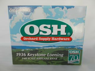 Osh Orchard Supply Hardware 70th Anniversary Ertl 1936 Keystone Loening Airplane