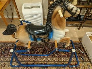Vintage 1980s Clip Clop The Wonder Horse Rocking Horse - Local Pick Up Only