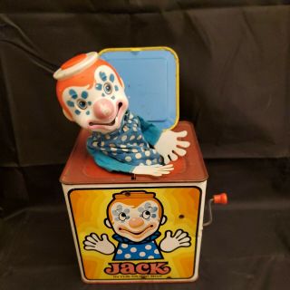 Vintage Rare,  1971 Mattel Jack In The Box.