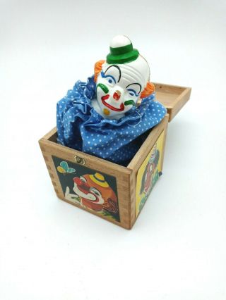 Vintage Eichhorn Jack In The Box Clown Made In Germany | 8344 Egglham