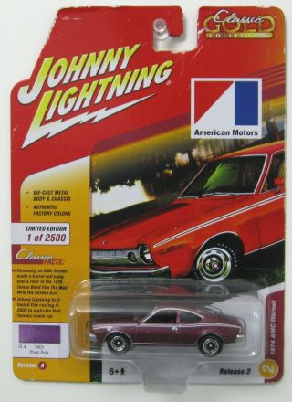 Johnny Lightning Classic Gold 1974 Amc Hornet