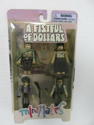 A Fistful Of Dollars Minimates Figure 4 - Pack Art Asylum Noc Zq