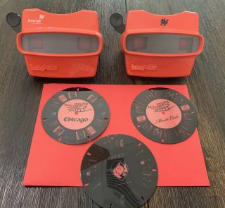 X 2 Red View - Master Viewer By Image 3d Made In Usa - 3 Reels - Once