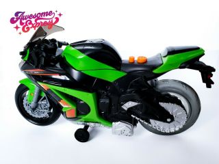 Toy State Road Rippers Wheelie Bike Kawasaki Ninja Motorcycle Green