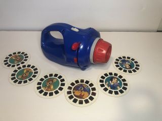 Vintage Viewmaster Projector 1998 Mattel Reel Bambi Snow White Pooh Disney