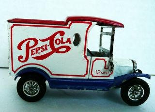 Lesney Matchbox 1978 Models Of Yesteryear 1912 Ford Model T Pepsi Cola Truck
