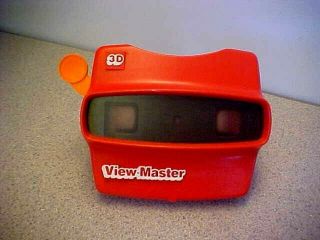 Vintage View Master 3 D Viewer - Red W/orange Handle - Tyco Toys,  Inc.