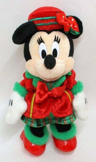 Disney Store Christmas Wish 2015 Plush Stuffed Toy Badge Minnie Mouse