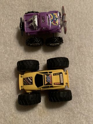 2 TOYS: 1 CAR & 1 Truck Push and Go Type One is a 2 - in - 1 Flip Style Car 2