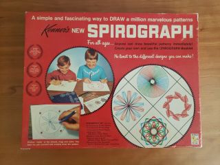 Vintage 1967 Kenner Spirograph No.  401 With Instructions And Refills