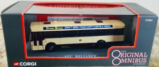 Corgi Ooc 1/76 Oo Railway Scale Aec Reliance Leicester Diecast Bus Model 97904