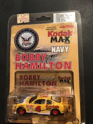 Nos Bobby Hamilton 4 Kodak Max Film U.  S.  Navy 2000 Chevrolet Monte Carlo 1:64