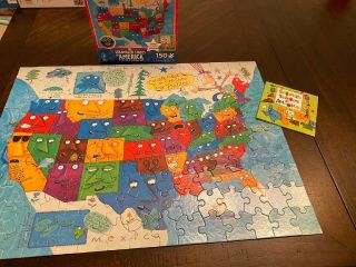 The Scrambled States Of America Puzzle And Book Set