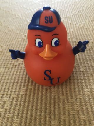 Celebriducks Syracuse University Otto Rubber Duck First Edition Orange & Blue