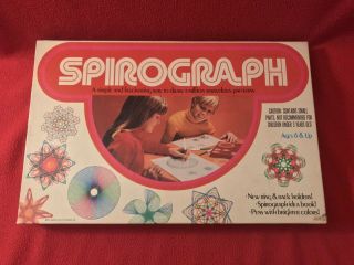 Vintage 1973 Kenner Spirograph Drawing Set No.  1421 Nos Learning