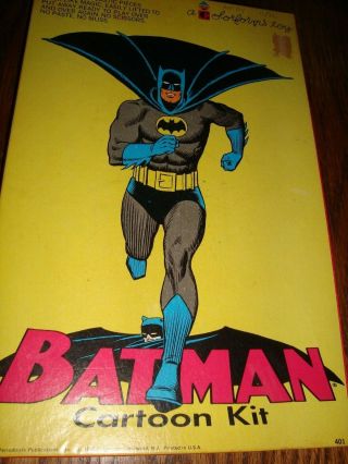 Vintage ©1966 Colorforms Batman Cartoon Kit 401 - - Complete