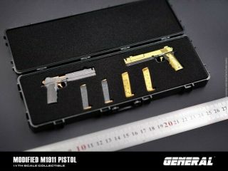 General Ga - 006 1/6 Modified M1911 Plastic Pistol Weapon Model Fit 12  Figure