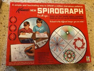 Vintage 1967 Spirograph Boxed Set By Kenner 401