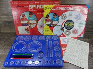 1967 Kenner Spirograph Complete No.  401 Drawing Tool Toy Vintage - Complete