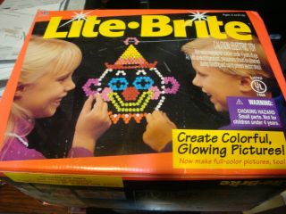 Lite Brite 1984 Retro Milton Bradley With Pegs And Sheets