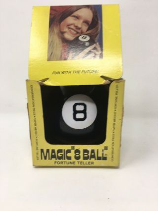 Vintage Magic 8 Ball Fortune Teller Alabe Products 1960 