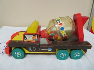 VTG 1960 ' S FISHER PRICE CEMENT TRUCK VERY NEAT 3