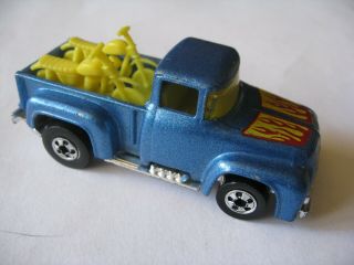 Hot Wheels Pick Up Truck With Motorcycles Made In Malaysia 1973