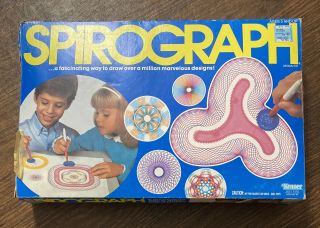 Spirograph Vintage 1986 Kenner Design Toy 14210,  Instructions,  Complete