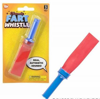 12 Funny Fart Whistle Gag Gift Practical Joke Prank Fun