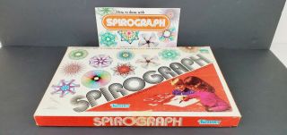 Vintage Spirograph By Kenner 1970s Educational Drawing Toy Missing 1 Ring Holder