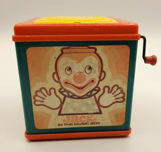 Vintage 1976 Mattel Jack in the Box Pop Up Clown 3
