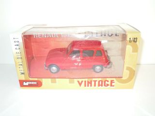 1/43 1:43e Mondo Motors Vintage Renault 4 R4 Voiture Miniature Auto Model Car