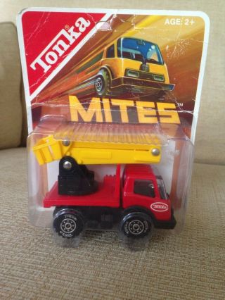 Tonka Mites 1976 Cherry Picker No.  144 Never Been Out Of Box
